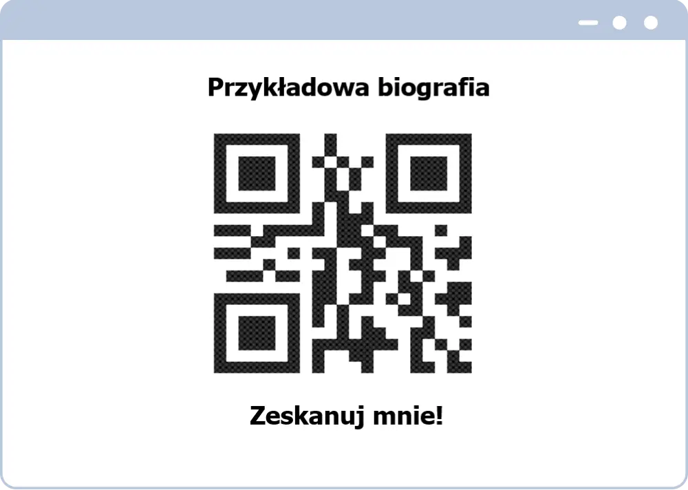 Biografia w kodzie QR